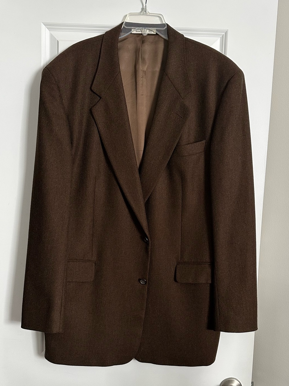 Hugo Boss Brown Tailored Men's Sport Coat, wool/cashmere